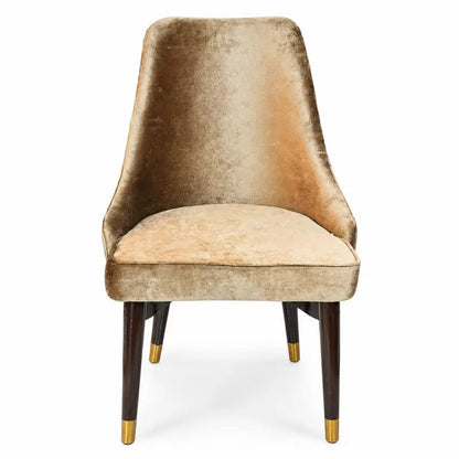 Gold Pattern Statement Dining Chair by WAHABIBI