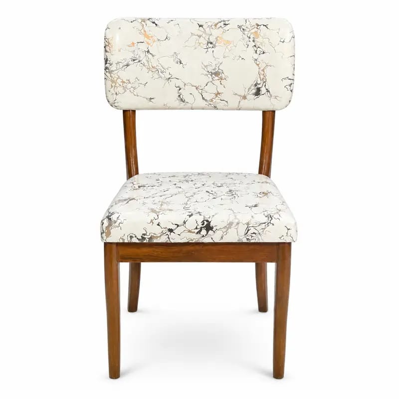 Champagne Velvet Gold-Tip Dining Chair by WAHABIBI