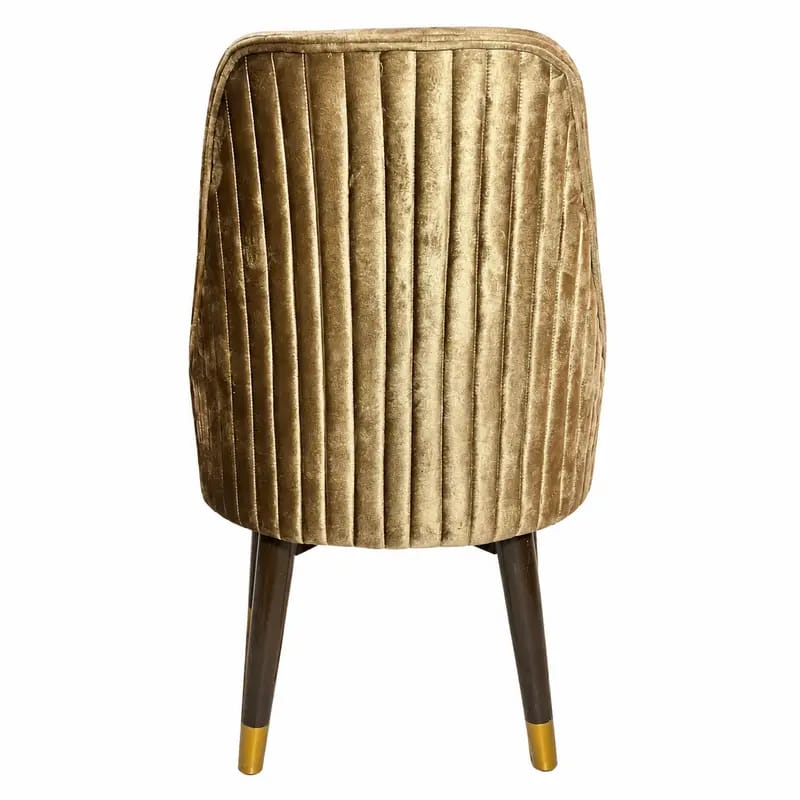 Cream Channel-Stitched Dining Chair by WAHABIBI – alternate view 2