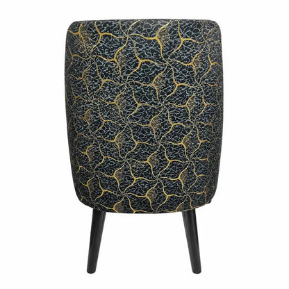 Geometric High-Back Wooden Dining Chair by WAHABIBI – alternate view 3