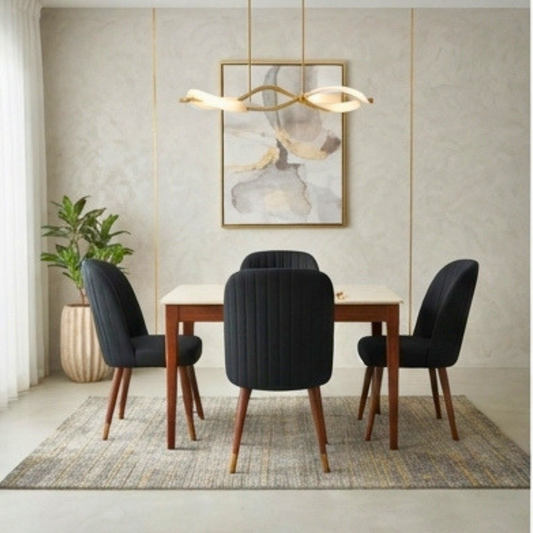 Contemporary 4-Seater Dining Table by WAHABIBI