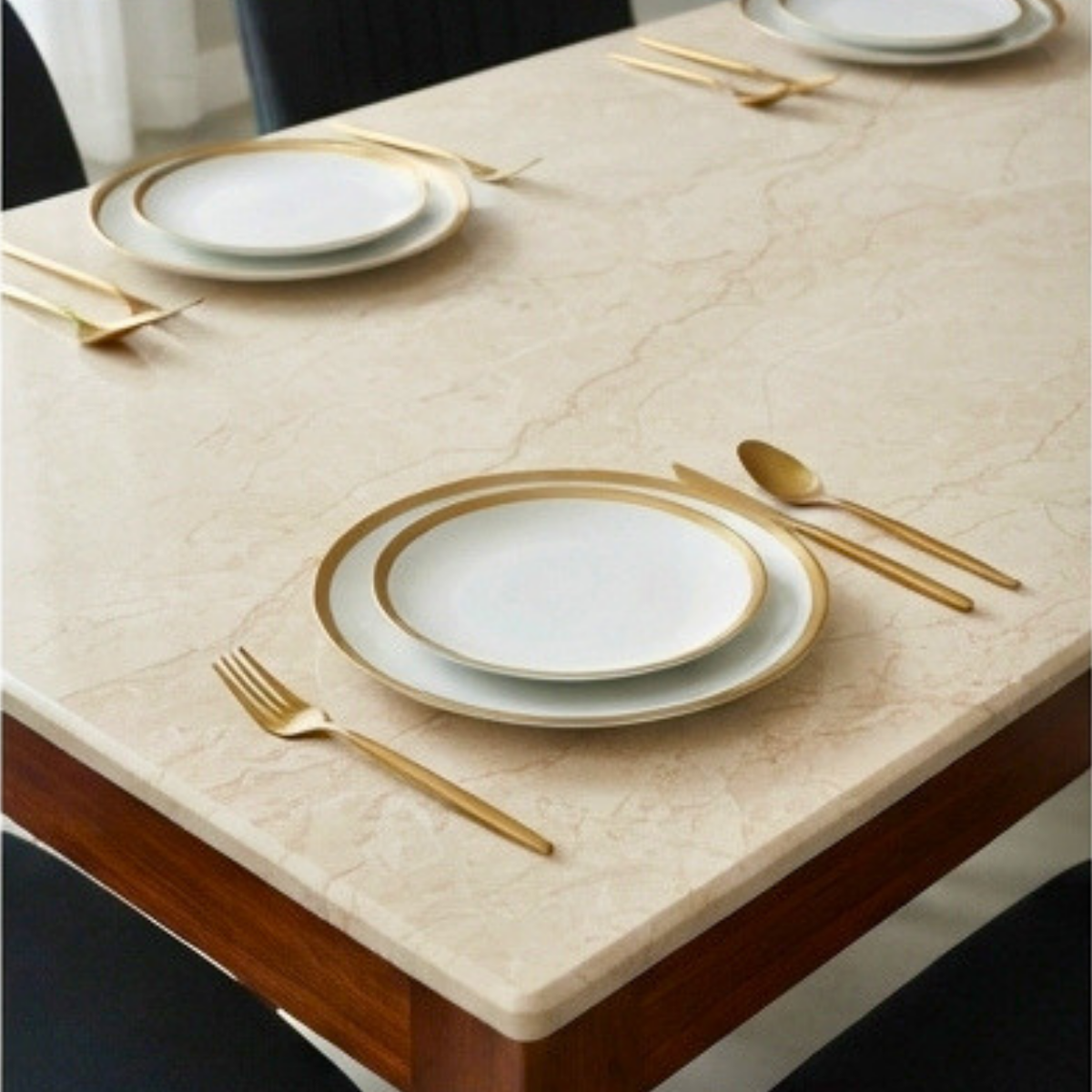 Contemporary 4-Seater Dining Table by WAHABIBI – alternate view 2