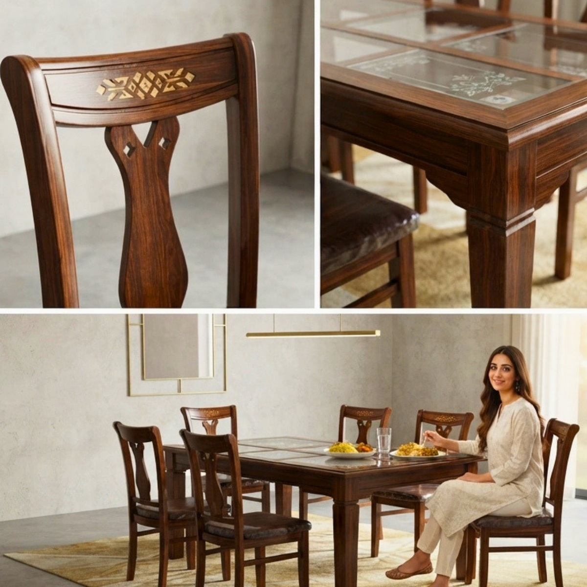 Wooden Modern Dining Table by WAHABIBI – alternate view 6